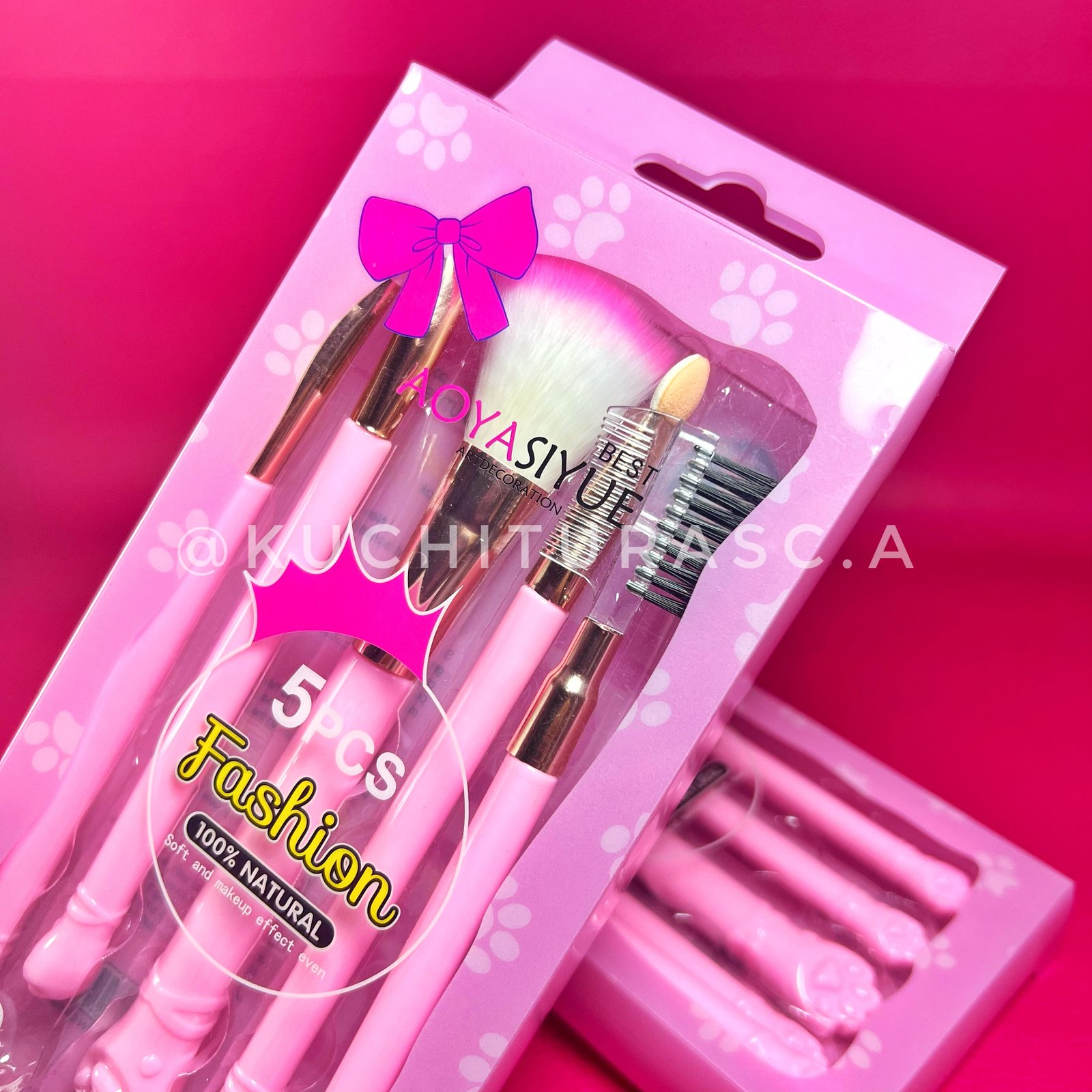 Set de brochas kawaii