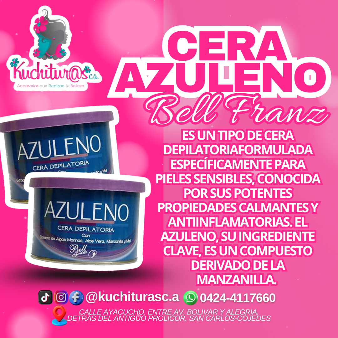 Cera depilatoria Azuleno