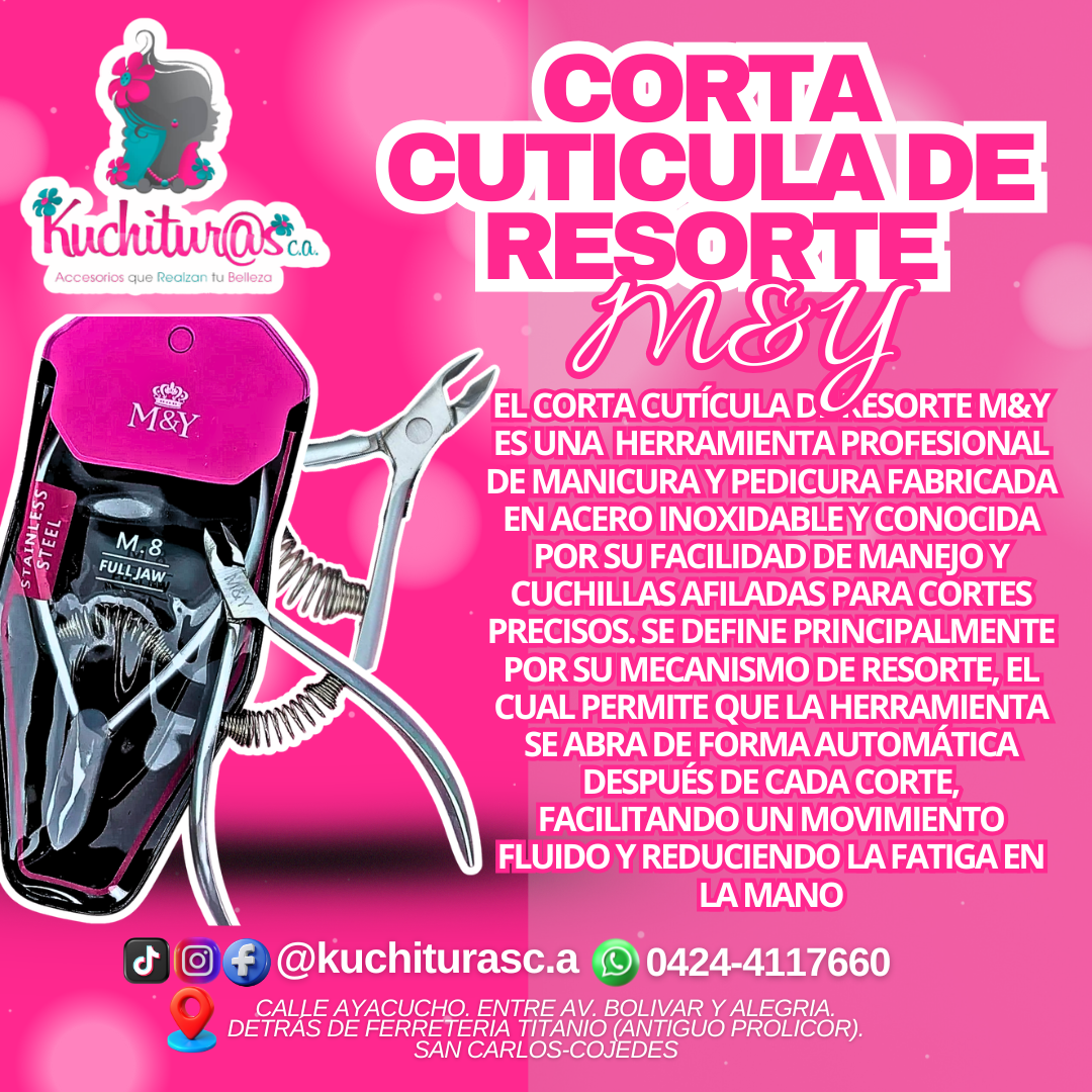 Cortacuticula con resorte M&Y