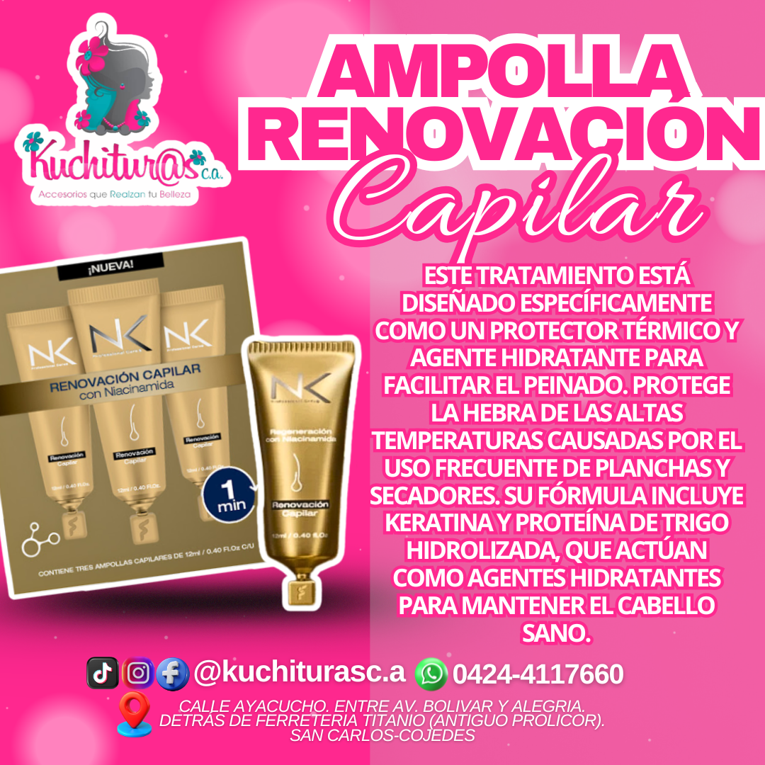 Ampolla Nk Renovación Capilar