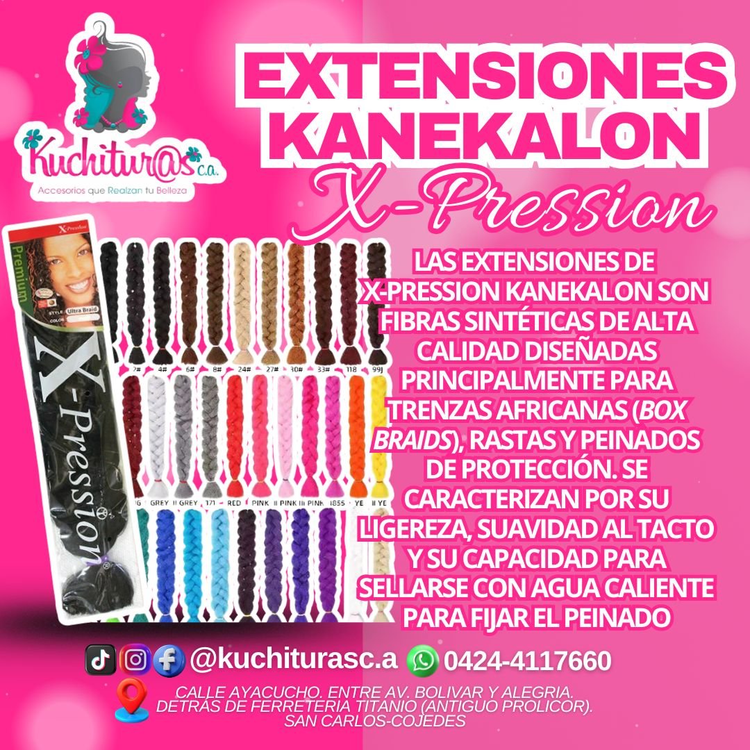 Extensiones Kanekalon