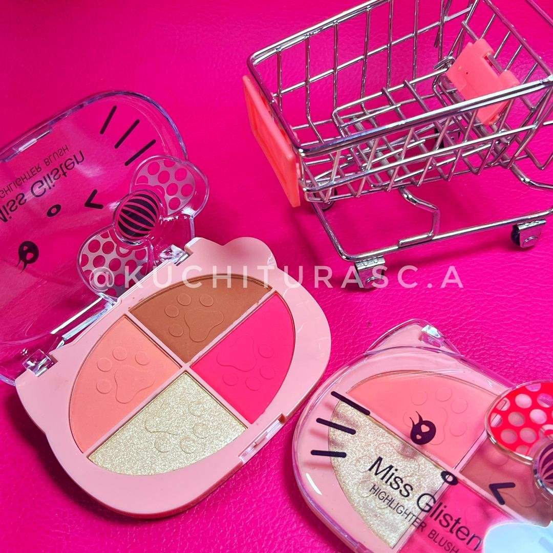 Paleta de Blush e Iluminador