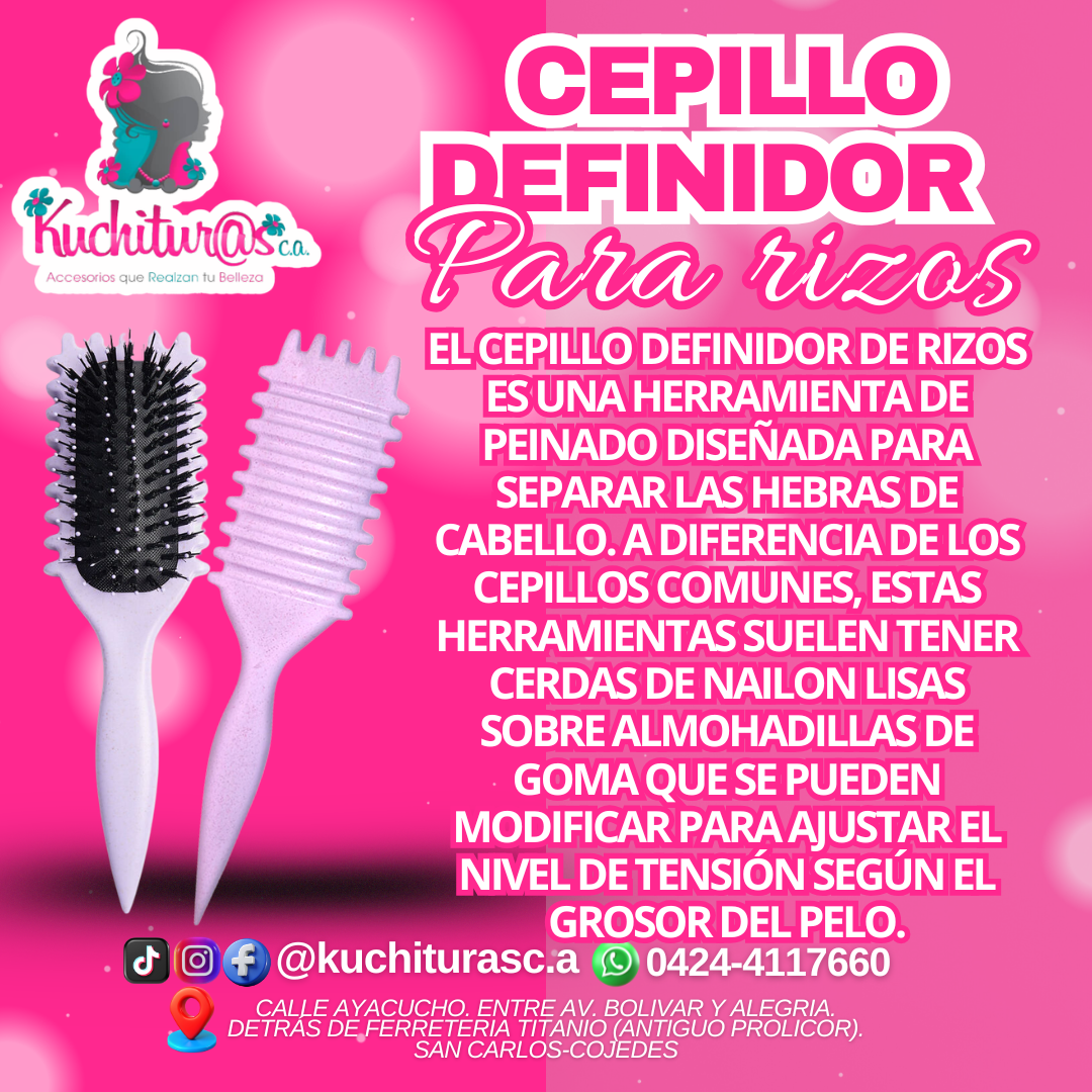 Cepillo Definidor de Rizos