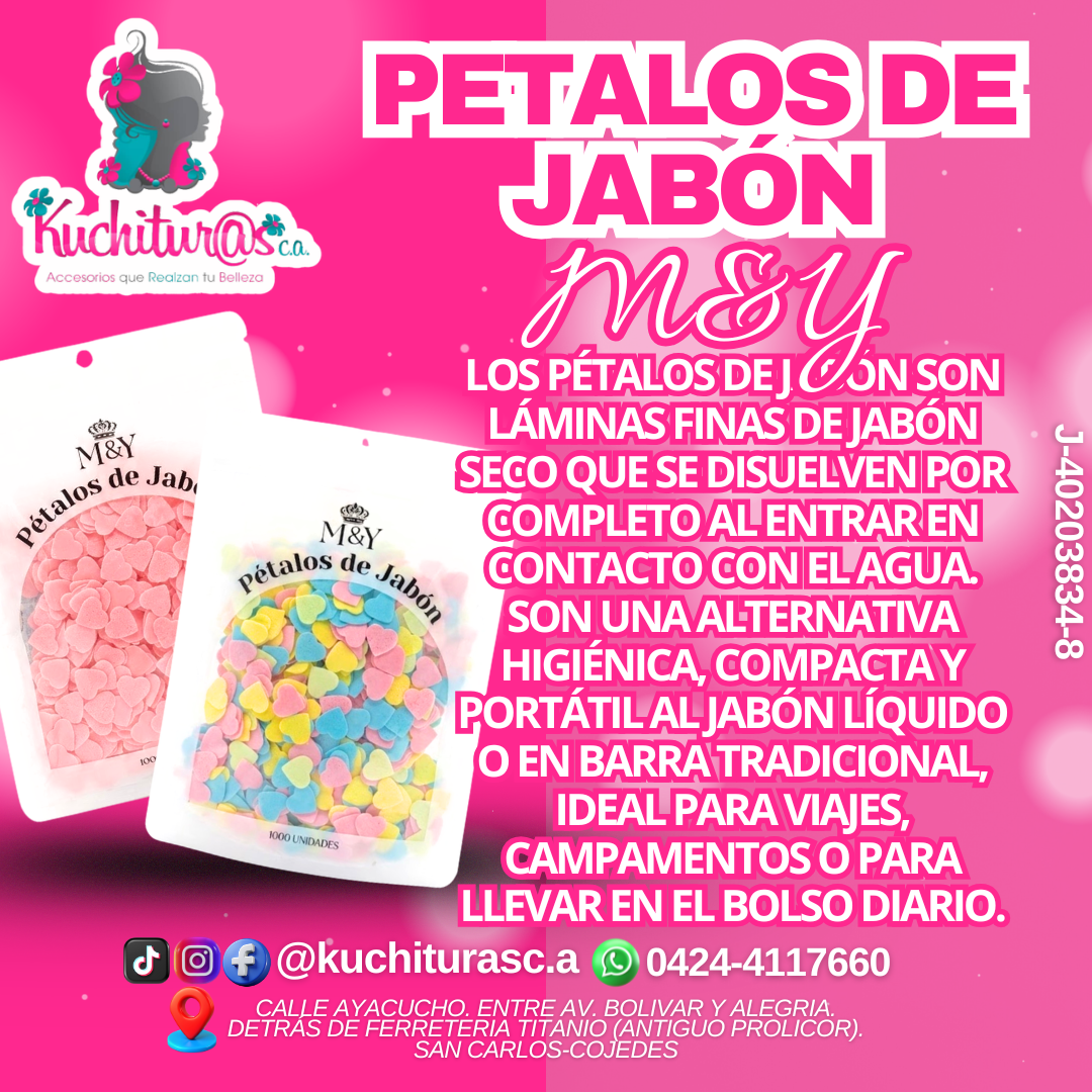 Petalos de jabon M&Y