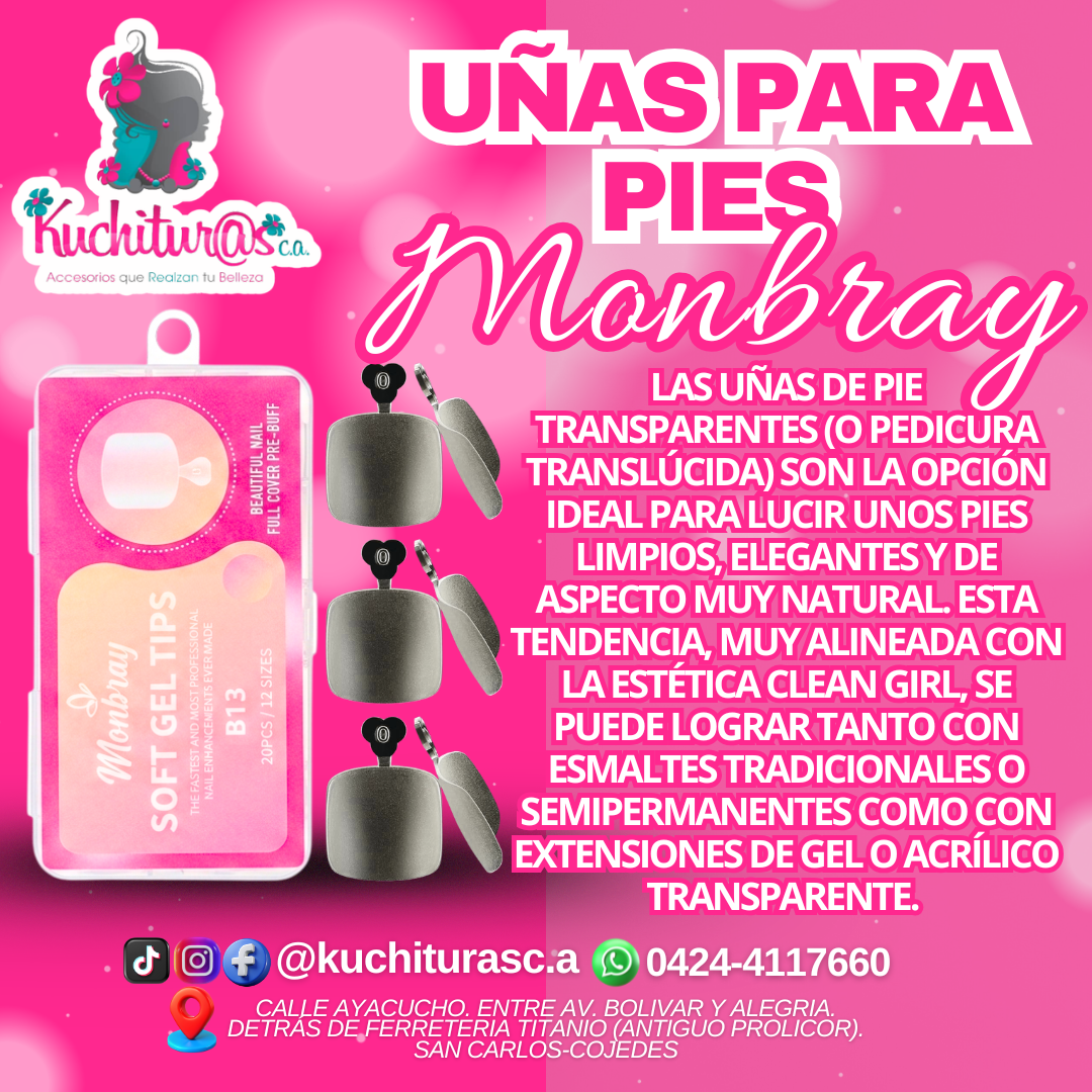 Uñas para pies Monbray