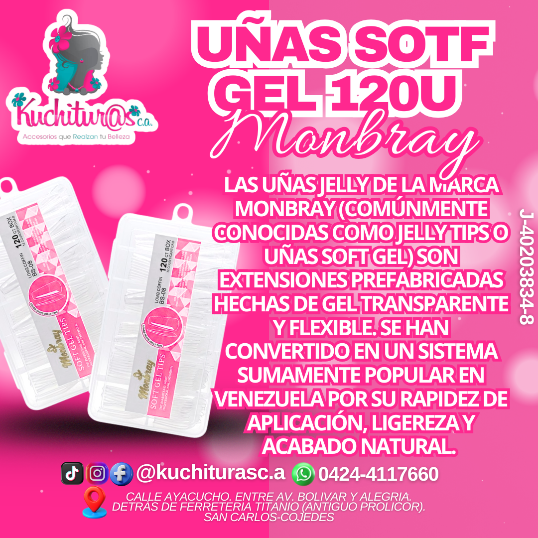 Uñas Soft Gel Monbray