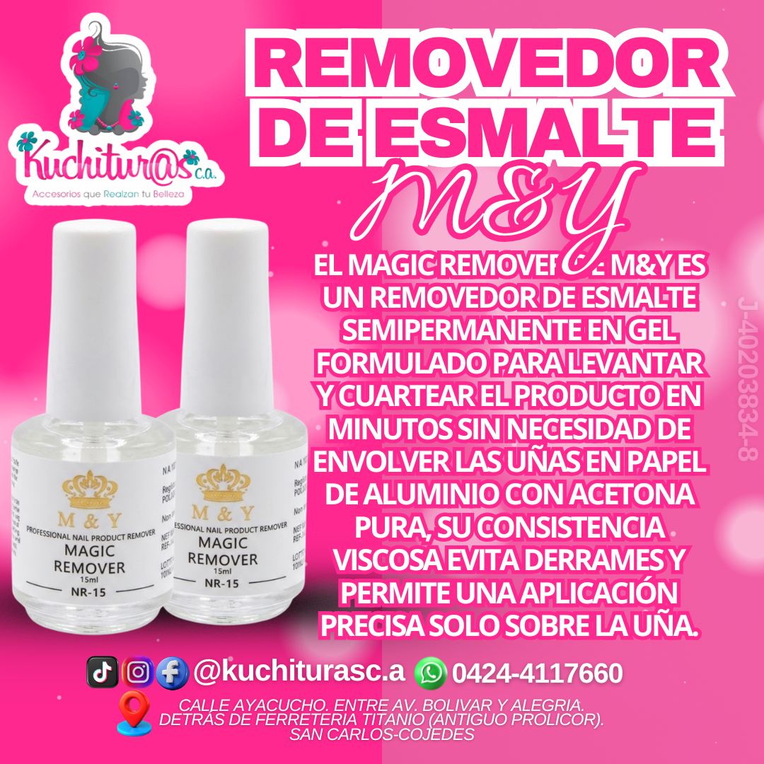 Removedor de esmalte M&Y